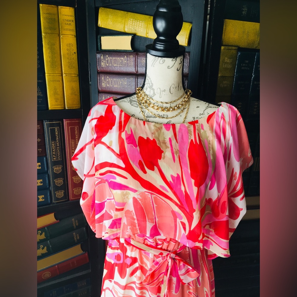 Pretty in pink dress barn dress